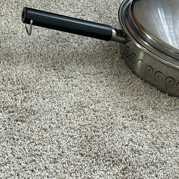 Vtg Ecko 3 ply Stainless Steel 10" Skillet Pan w/Lid USA - Picture 3 of 7